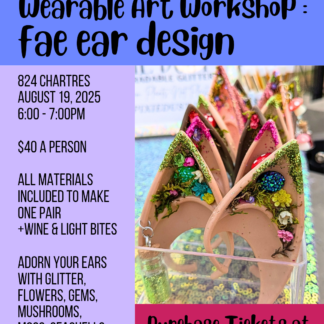Wearable Art Workshop: Fae Ear Design